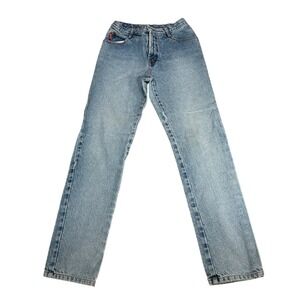 Vintage Bongo by Gene Montesano High Waisted Straight Leg Jean Light Wash Size 7